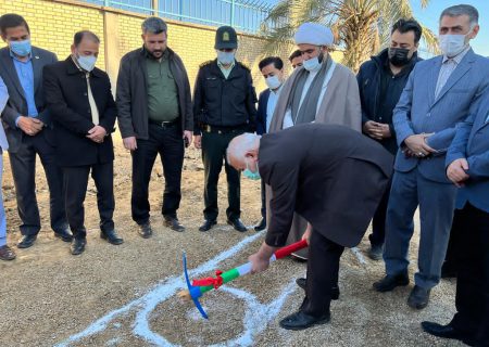 کلنگ‌زنی و بهره‌برداری از دو طرح عمرانی در آبفا شهر شهید چمران