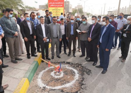 آئین کلنگ زنی فاز اول احداث کانال دفع آبهای سطحی ضلع غربی شهرک طالقانی