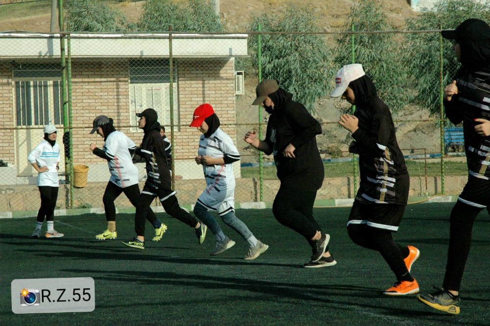 تمرینات آماده سازی تیم منتخب راگبی بانوان استان خوزستان